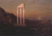 Frederic E.Church, Moonrise over Greece